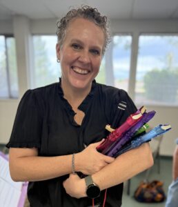 Lauren with Songflutes